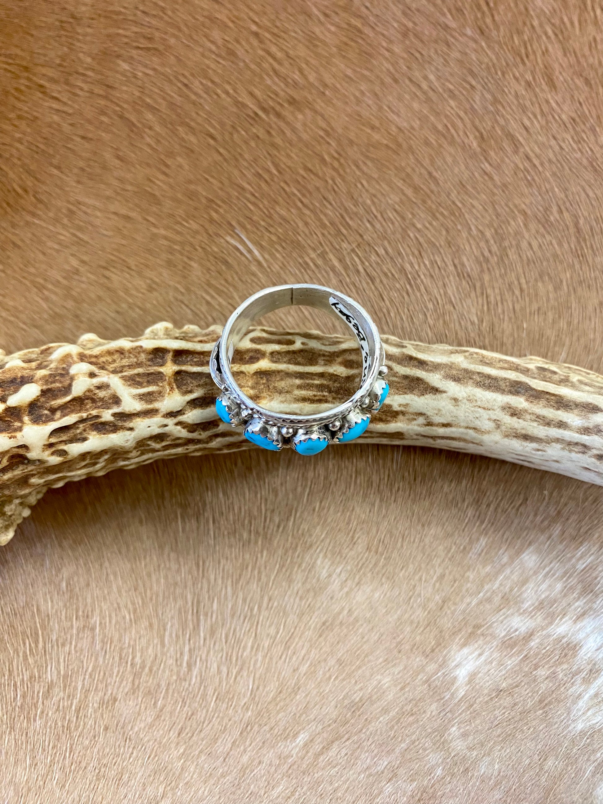 Sterling Silver Turquoise Band Ring