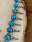 Kingman Turquoise Squash Blossom Necklace
