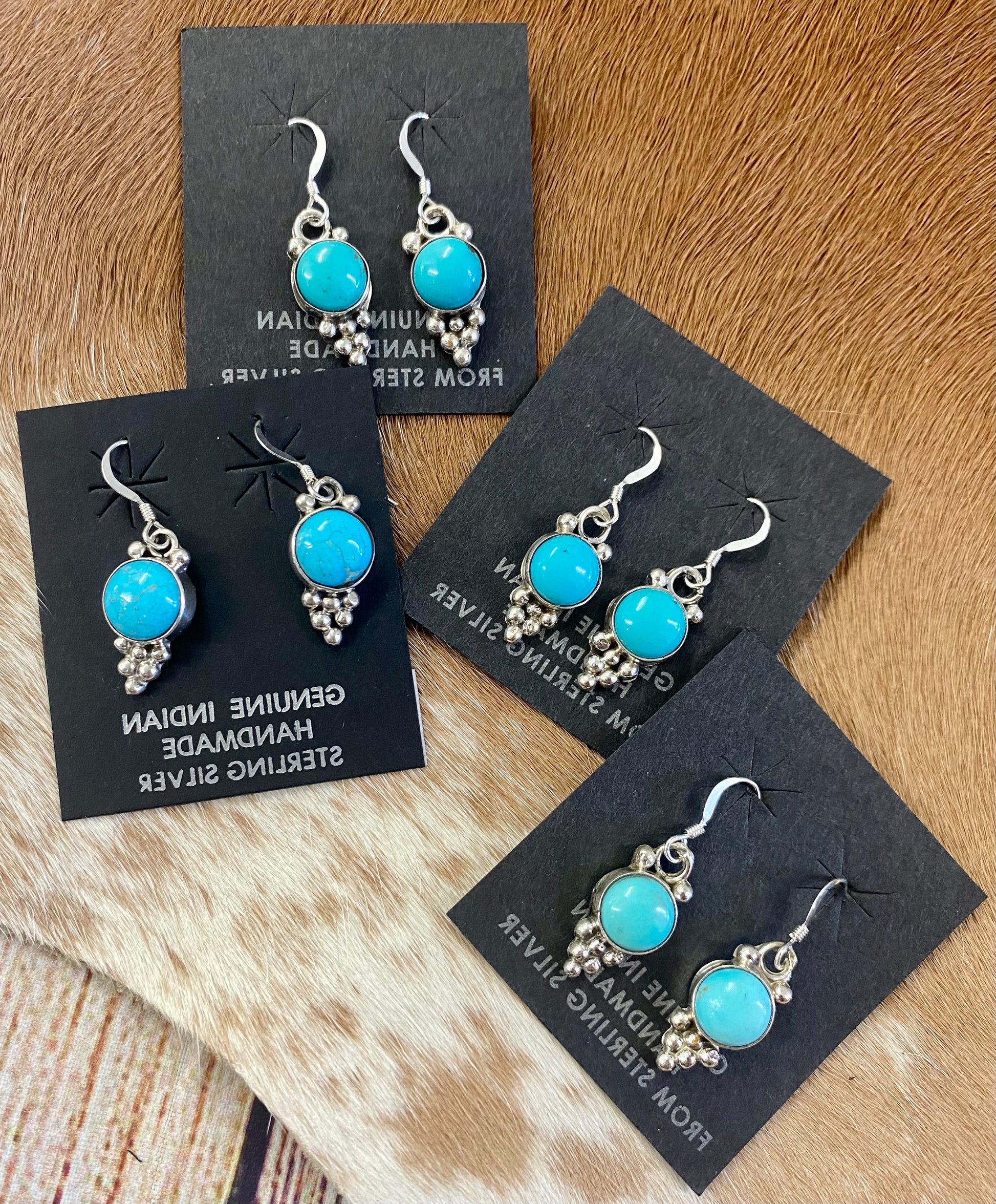 Dainty Turquoise Earrings NY Texas Style Boutique