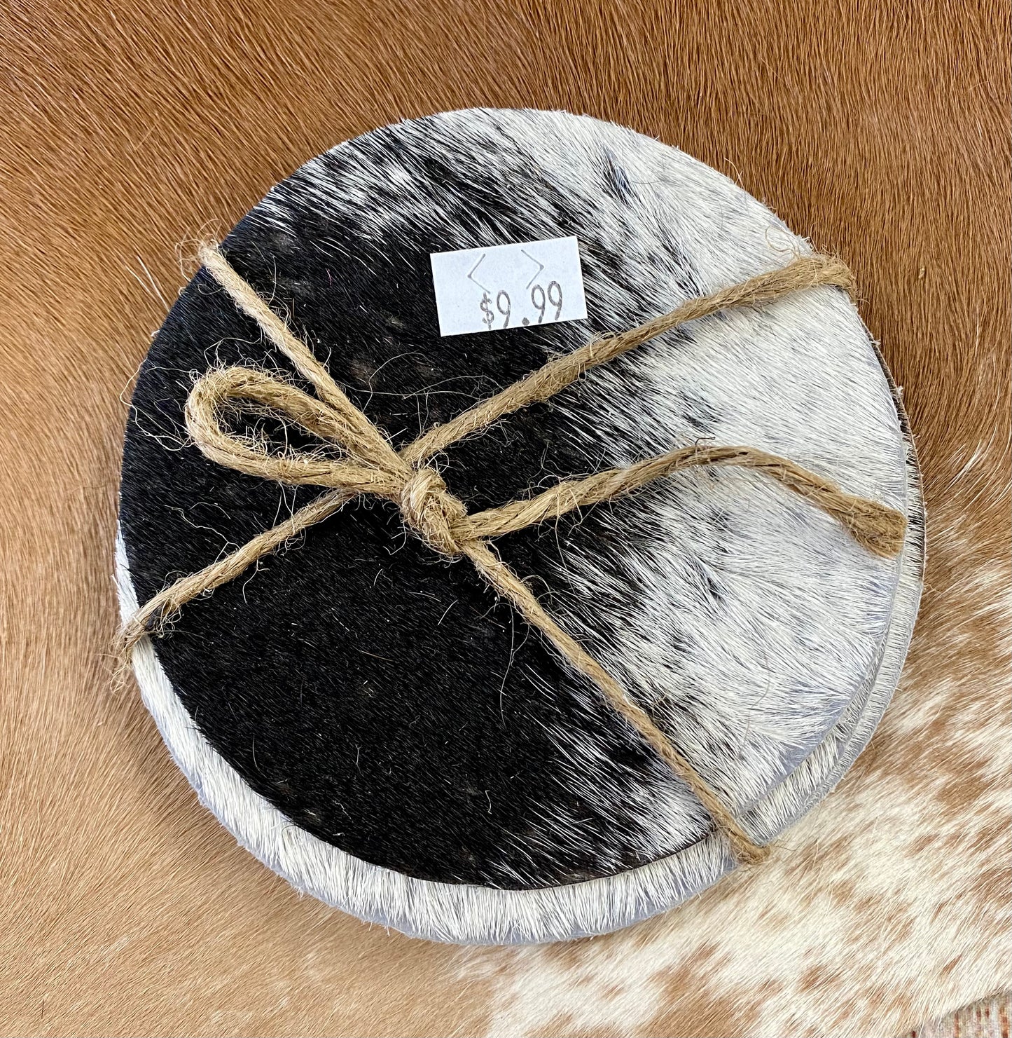 Cowhide Coasters