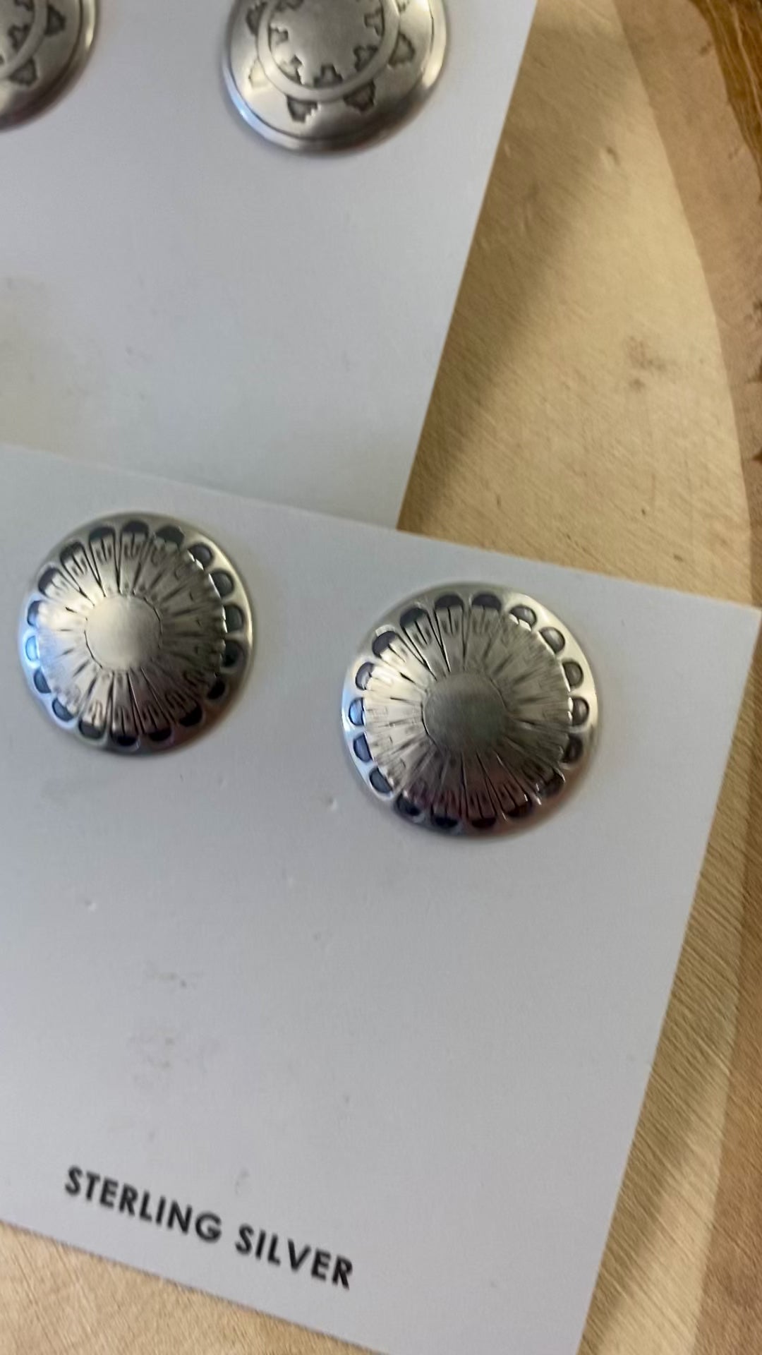 Concho Stud Earrings