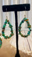 Native American Made Sterling Silver Turquoise Beaded Teardrop Earrings Lightweight turquoise chip sterling silver teardrop earrings. These Native made turquoise earrings are the perfect staple everyday piece to add to your jewelry collection or gift to a loved one! Easy to pair with almost any outfit for any occasion. From business casual to formal outfits.   Size: 2” inch length   Stone: Turquoise
