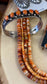 The Jessica 18” Inch Orange Spiny 3 Strand Necklace