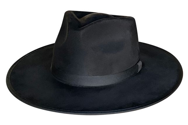 Black Wool Felt Hat