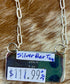 Sterling Silver Native American Made Turquoise Bar 20" Inches Necklace Sterling silver beautiful lightweight turquoise bar chain necklace. Perfect piece to wear alone or layered with other necklaces. Native American handmade by artist silversmith Lee McCray.   Size: 20” inches   Signed: YES  Hallmark/Artist: Lee McCray  Stone: Turquoise