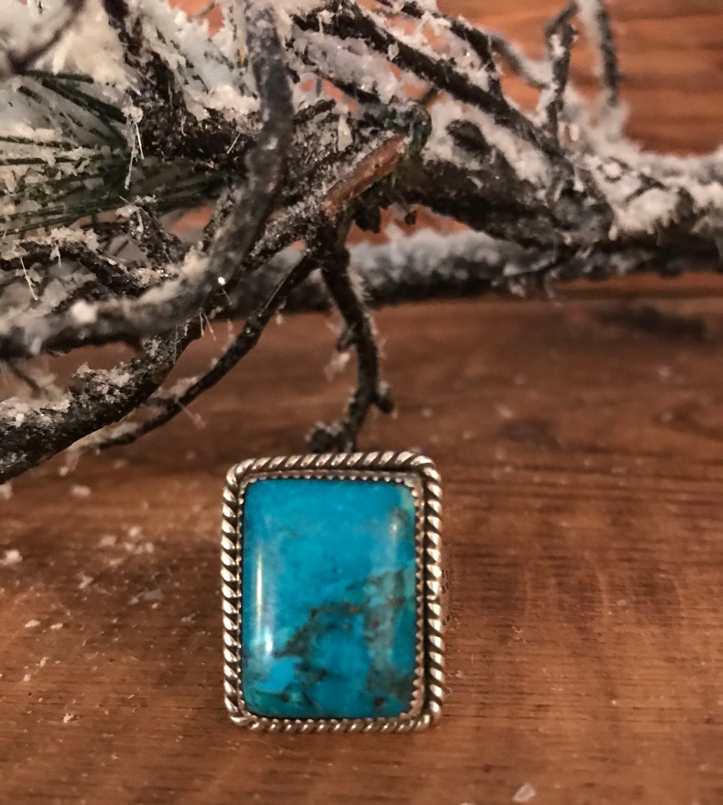 The Kay Turquoise Ring (Size 11) - Ny Texas Style Boutique 