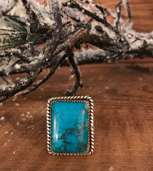 The Kay Turquoise Ring (Size 11) - Ny Texas Style Boutique 
