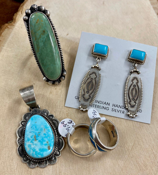 The Lisa Turquoise Earrings By Michael Calladitto