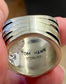 The Four Row Silver Ring (Size 8) By Tom Hawk