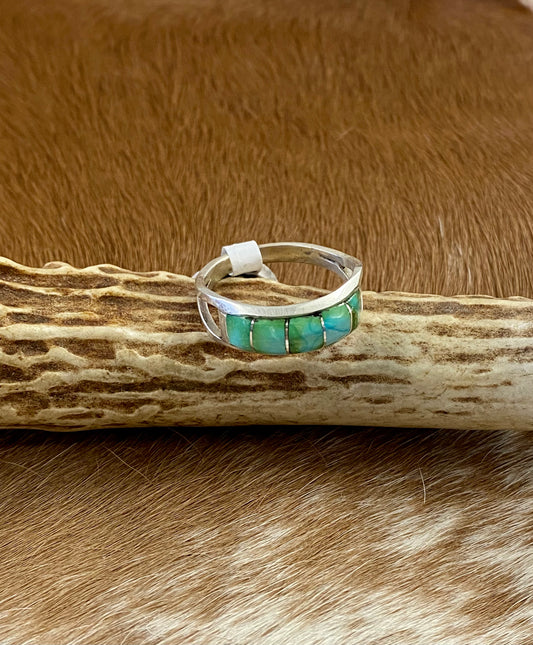 The Brandi Turquoise Ring (Size 8 1/4)