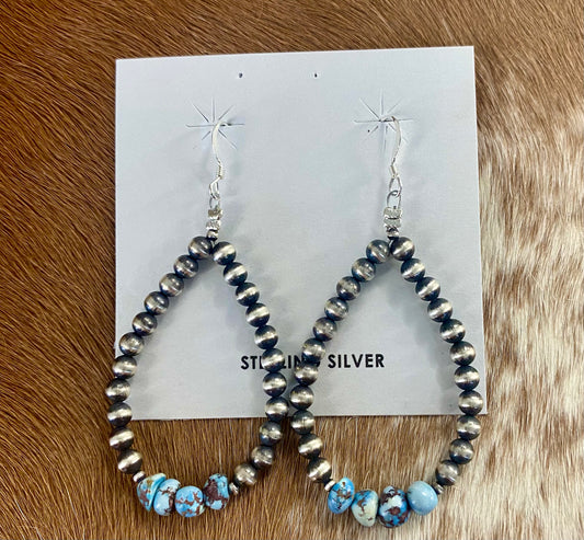 The Thompson Navajo Pearl Earrings