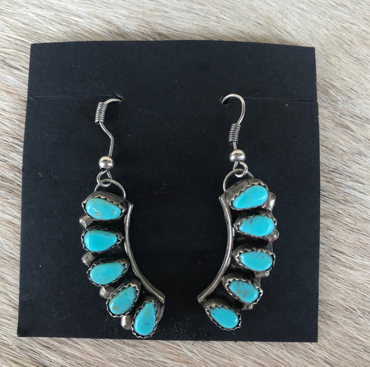 The Caney Turquoise Earrings - Ny Texas Style Boutique