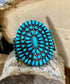 The Durango Turquoise Cluster Cuff