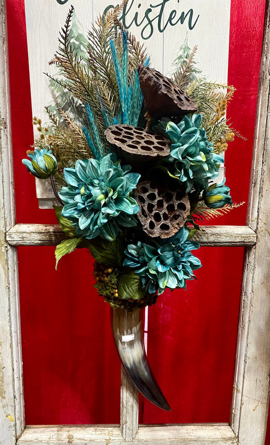 The Honey Comb Handmade One Of A Kind Horn Design - NY Texas Style Boutique 