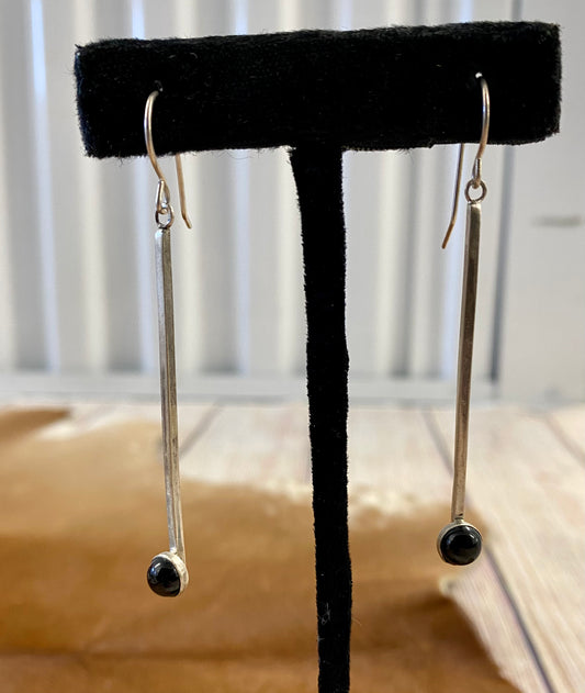 The Marilyn Black Onyx Earrings - NY Texas Style Boutique