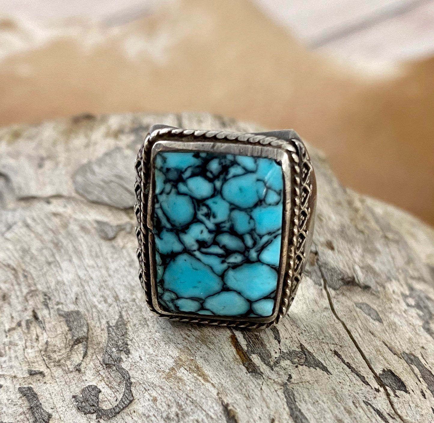 The Garrison Turquoise Ring - Ny Texas Style Boutique 