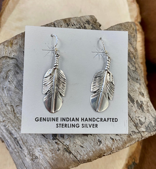 The Begaye Feather Earrings - Ny Texas Style Boutique