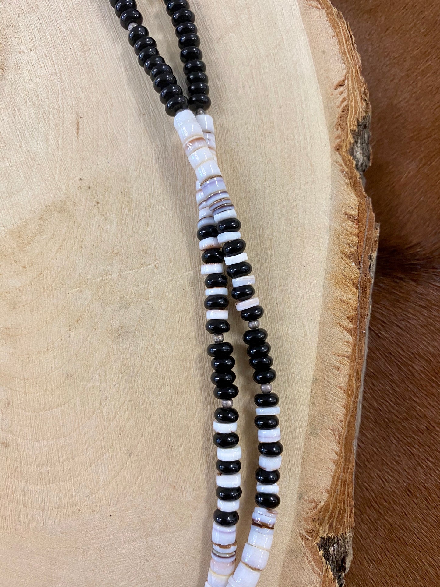 The Two Strand Onyx Necklace - Ny Texas Style Boutique 