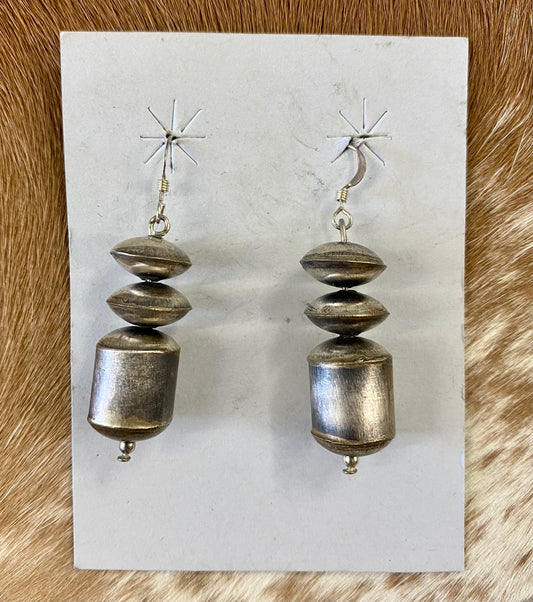 The Django Silver Earrings - NY Texas Style Boutique