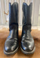 Justin Ladies Basic Roper Boot - Ny Texas Style Boutique Vintage Justin Black Cowboy Boots Roper Ladies Size 6.5 Cowgirl BootsVintage Justin brand black cowboy boots. Style #LBL3000 ladies western basic roper style cowgirl boots. Very comfortable and stylish black cowboy boots. Size 6.5 B, Perfect for FFA official dress or any other outfit. Vintage Black Justin Basic Roper Boots, FFA Official Dress Cowboy Boots, Women's size 6.5 Cowgirl Boots