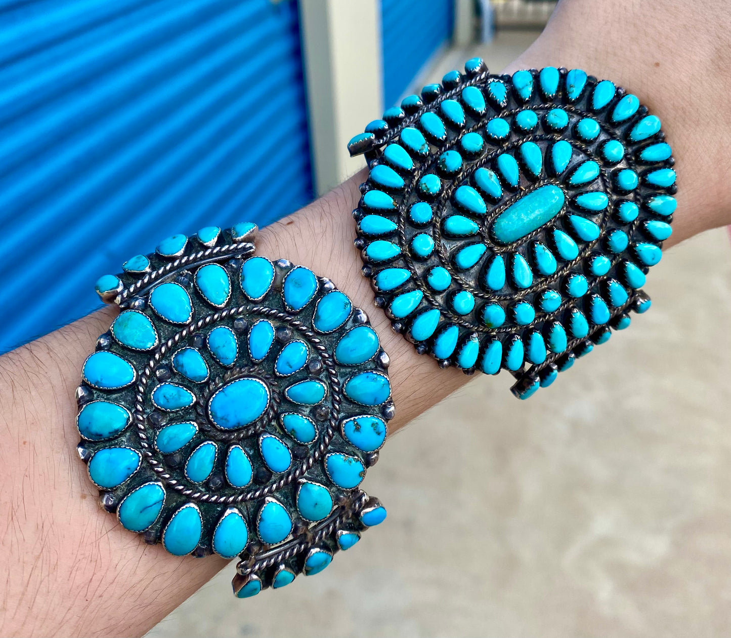 The Aspen Turquoise Cluster Cuff