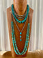 The Danya Turquoise Lariat Necklace