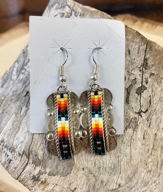 The Madi Aztec Beaded Earrings - Ny Texas Style Boutique