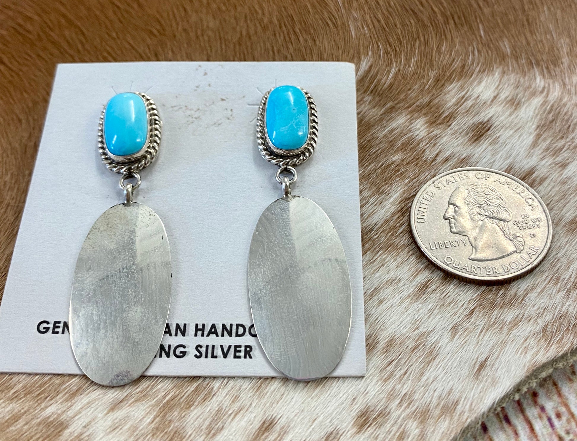 The Caitlyn Turquoise Earrings - Ny Texas Style Boutique 