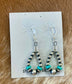 Simple lightweight and gorgeous authentic hand strung Navajo Pearl sterling silver teardrop earrings with turquoise. Hook closure earrings perfect for everyday causal outfits and dressed up ones. Size: 1” inch length earrings Native American Made Navajo Pearl Earrings, Sterling Silver Navajo Pearl Earrings, Western