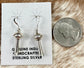 Sterling silver native made small hook blossom lightweight beautiful earrings. These simple but elegant earrings are perfect for everything from casual everyday wear to dressing up events.   Size: 1" Inch Length  Signed: Unsigned 