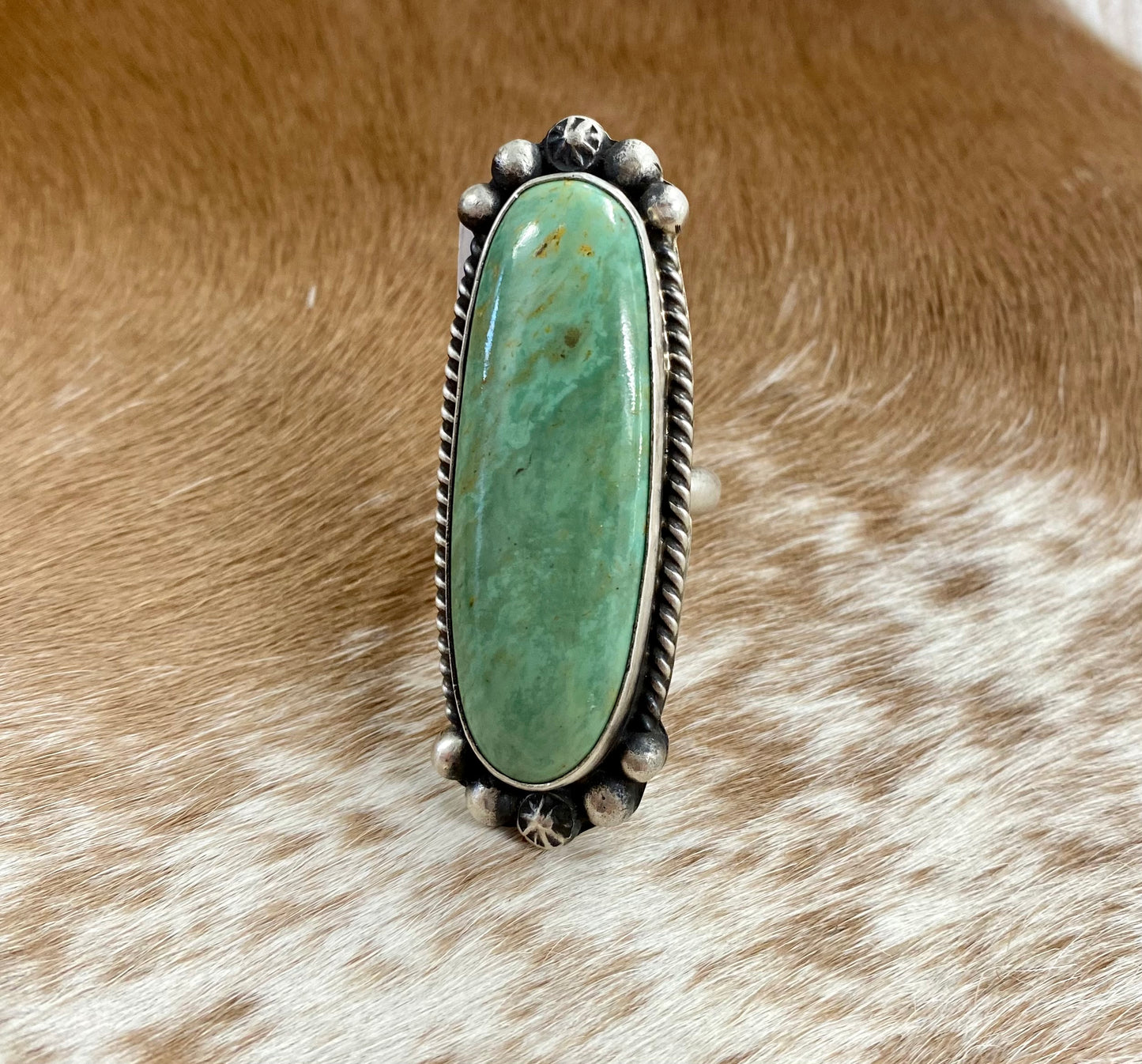 The Jasmine Turquoise Ring (Size 9)