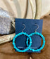 The Edwards Turquoise Hoop Earrings