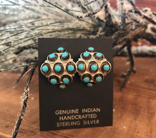 The Nashville Turquoise Earrings - Ny Texas Style Boutique