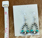 Simple lightweight and gorgeous authentic hand strung Navajo Pearl sterling silver teardrop earrings with turquoise. Hook closure earrings perfect for everyday causal outfits and dressed up ones. Size: 1” inch length earrings Native American Made Navajo Pearl Earrings, Sterling Silver Navajo Pearl Earrings, Western