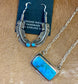 The Charley Turquoise Bar Necklace By Lee McCray